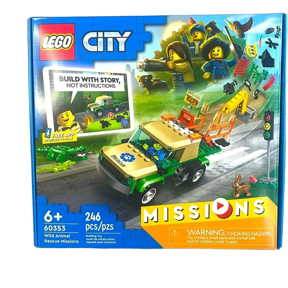 Lego City Missions Wild Animal Rescue Interactive Set 60353